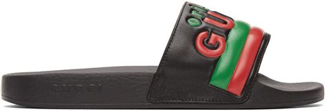 gucci pool slides sizing|affordable Gucci slides.